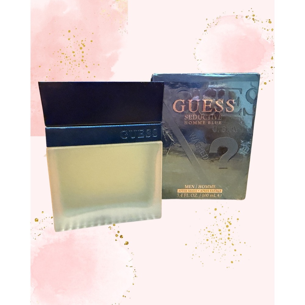 GUESS Seductive Homme Blue After Shave‎ for Men 3.4 fl oz 100 ml New in Box